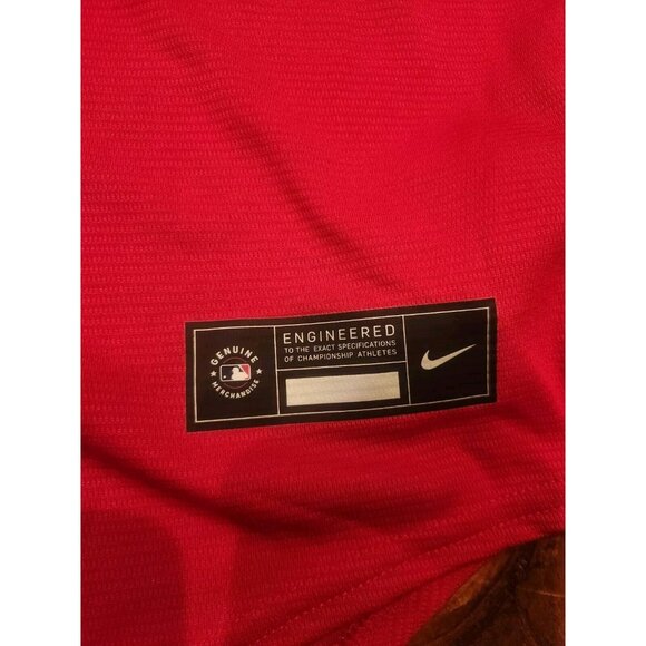 Nike Engineered Authentic Cleveland Guardians Baseball Red Jersey Men’s XXL Nwot - Picture 2 of 5